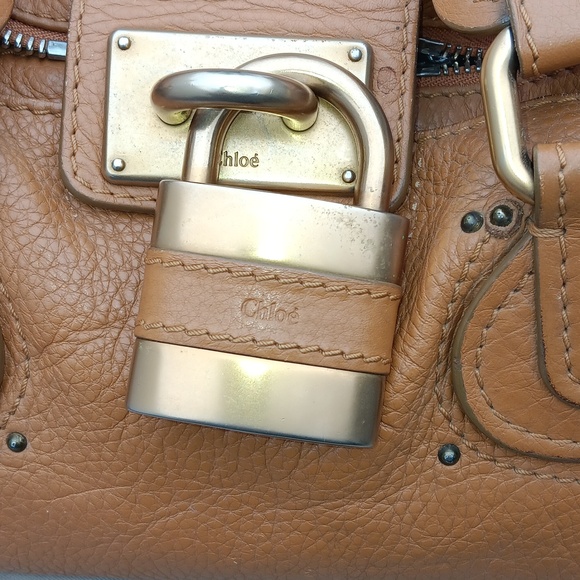CHLOE CAMEL PADDINGTON Vintage Handbag - Picture 7 of 15
